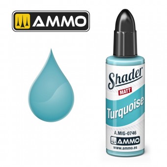 AMMO A.MIG-0746 MATT SHADER Turquoise