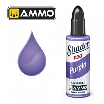 AMMO A.MIG-0751 MATT SHADER Purple