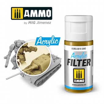AMMO A.MIG-0816 ACRYLIC FILTER Sand
