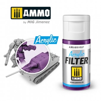AMMO A.MIG-0819 ACRYLIC FILTER Violet