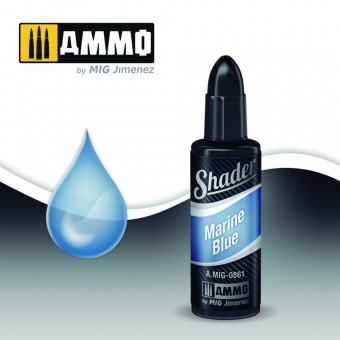 AMMO A.MIG-0861 SHADER Marine Blue