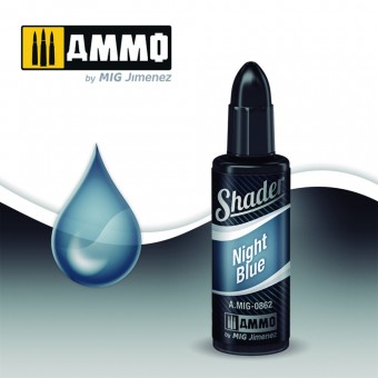 AMMO A.MIG-0862 SHADER Night Blue
