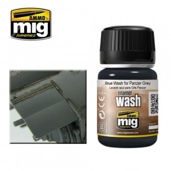 AMMO A.MIG-1006 Blue WASH for Panzer Grey