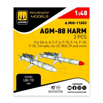 AMMO A.MIG-11003 AGM-88 HARM (2 pcs) 1:48