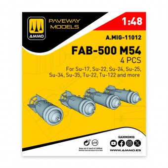 AMMO A.MIG-11012 FAB-500 M54 (4 pcs) 1:48