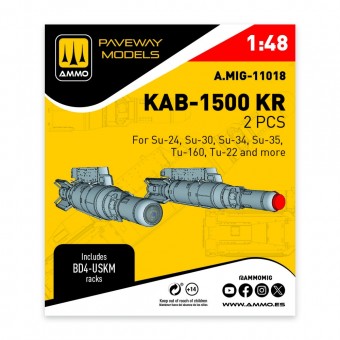 AMMO A.MIG-11018 KAB-1500 KR (2 pcs) 1:48
