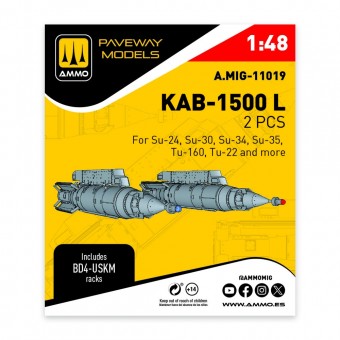 AMMO A.MIG-11019 KAB-1500 L (2 pcs) 1:48