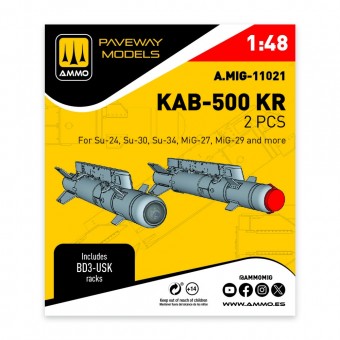 AMMO A.MIG-11021 KAB-500 KR (2 pcs) 1:48