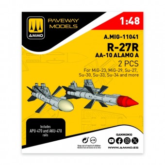 AMMO A.MIG-11041 R-27R - AA-10 Alamo A (2 pcs) 1:48