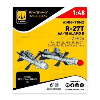 AMMO A.MIG-11042 R-27T - AA-10 Alamo B (2 pcs) 1:48
