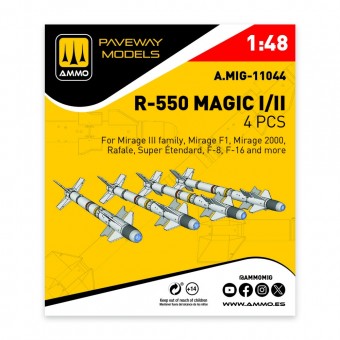 AMMO A.MIG-11044 R-550 Magic I/II (4 pcs) 1:48