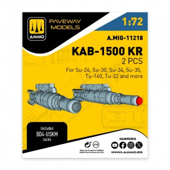 AMMO A.MIG-11218 KAB-1500 KR (2 pcs) 1:72