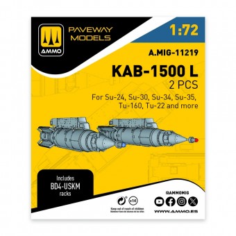 AMMO A.MIG-11219 KAB-1500 L (2 pcs) 1:72