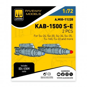 AMMO A.MIG-11220 KAB-1500 S-E (2 pcs) 1:72