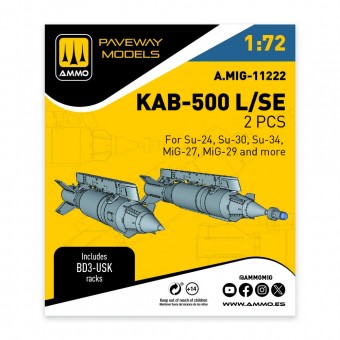 AMMO A.MIG-11222 KAB-500 L/SE (2 pcs) 1:72