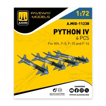 AMMO A.MIG-11238 Python IV (4 pcs) 1:72