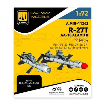AMMO A.MIG-11242 R-27T - AA-10 Alamo B (2 pcs) 1:72