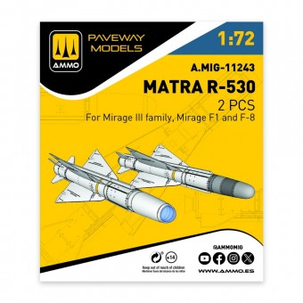 AMMO A.MIG-11243 Matra R-530 (2 pcs) 1:72