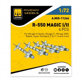 AMMO A.MIG-11244 R-550 Magic I/II (4 pcs) 1:72