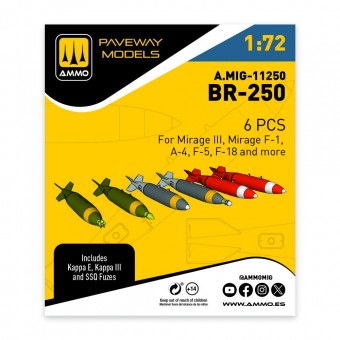 AMMO A.MIG-11250 BP-250 (6 pcs) 1:72