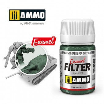 AMMO A.MIG-1508 FILTER Green for Grey Green