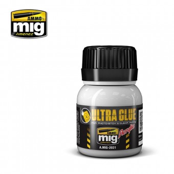 AMMO A.MIG-2031 Ultra Glue - for Etch, Clear Parts & More (Acrylic Waterbase Glue)