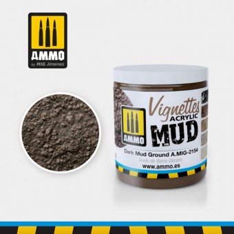 AMMO A.MIG-2154 VIGNETTES Dark Mud Ground