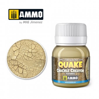 AMMO A.MIG-2184 QUAKE CRACKLE CREATOR TEXTURES Scorched Sand