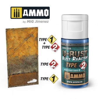 AMMO A.MIG-2258 U-RUST Rust Reactor Type 2 (15mL)