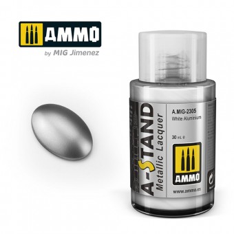 AMMO A.MIG-2305 A-STAND White Aluminium