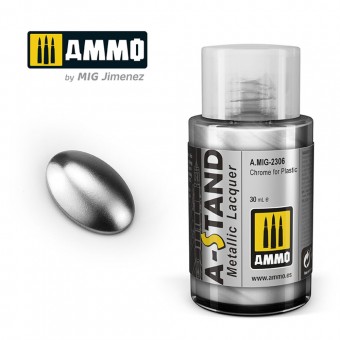 AMMO A.MIG-2306 A-STAND Chrome for Plastic