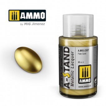 AMMO A.MIG-2307 A-STAND Pale Gold