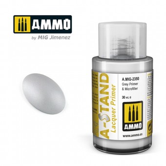 AMMO A.MIG-2350 A-STAND Grey Primer & Microfiller
