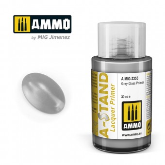AMMO A.MIG-2355 A-STAND Grey Gloss Primer
