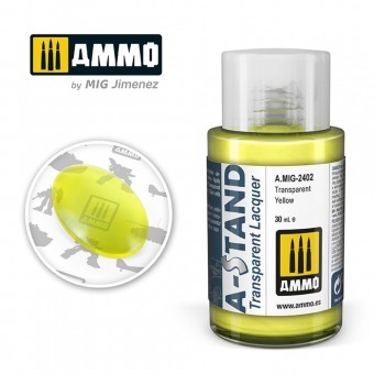 AMMO A.MIG-2402 A-STAND Transparent Yellow