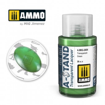 AMMO A.MIG-2404 A-STAND Transparent Green