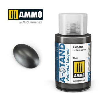 AMMO A.MIG-2424 A-STAND Hot Metal Carbon
