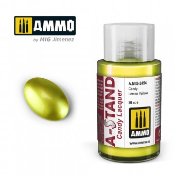 AMMO A.MIG-2454 A-STAND Candy Lemon Yellow