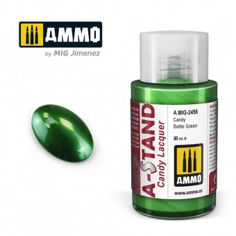 AMMO A.MIG-2456 A-STAND Candy Bottle Green
