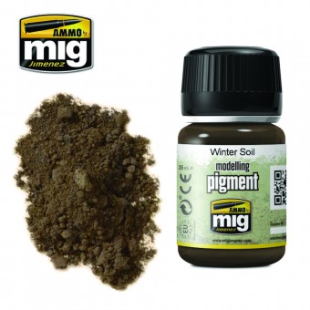 AMMO A.MIG-3029 PIGMENT Winter Soil