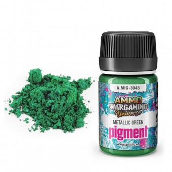 AMMO A.MIG-3048 Pigment Metallic Green
