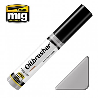 AMMO A.MIG-3509 OILBRUSHER Medium Grey