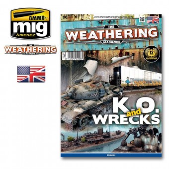 AMMO A.MIG-4508 THE WEATHERING MAGAZINE 9 - K.O. and Wrecks (English)