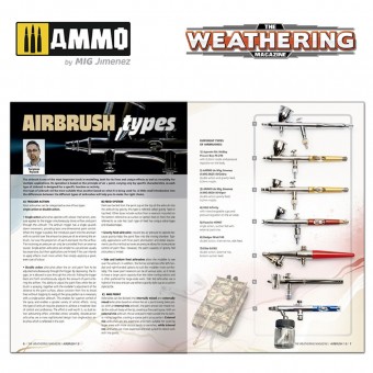 AMMO A.MIG-4535 THE WEATHERING MAGAZINE 36 - Airbrush 1.0 (English)