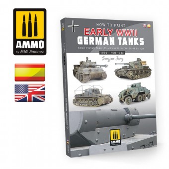 AMMO A.MIG-6037 How to Paint Early WWII German Tanks (English, Castellano)