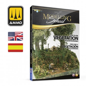 AMMO A.MIG-6254 MODELLING SCHOOL - How to use Vegetation in your Dioramas (Multilingual)