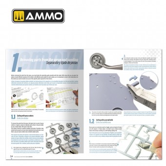 AMMO A.MIG-6300 SCALE MODELLING FOR BEGINNERS - Vol. 1 Assembly (English, Castellano)