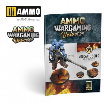 AMMO A.MIG-6923 AMMO WARGAMING UNIVERSE Book 04 - Volcanic Soils (English, Castellano, Polski)