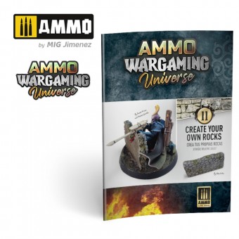 AMMO A.MIG-6930 AMMO WARGAMING UNIVERSE Book 11 - Create your own Rocks (Multilingual Book)