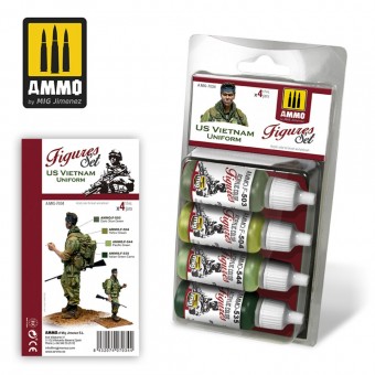 AMMO A.MIG-7034 US Vietnam Uniform Figures Set